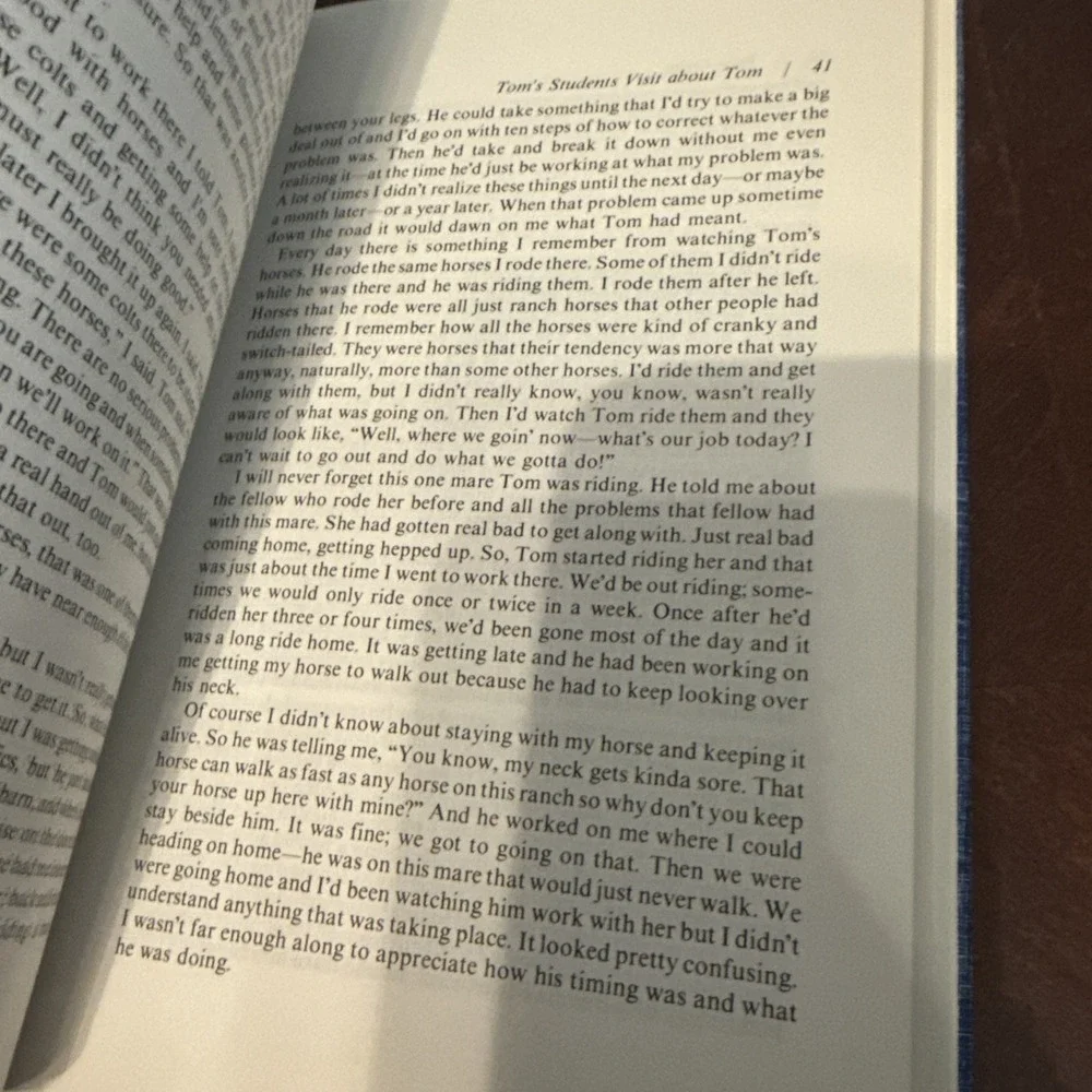 True Unity: Willing Communication Between Horse and Human by Tom Dorrance